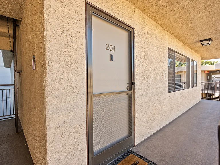Desirable corner unit with minimal shared walls, offering added privacy and a quieter living experience.