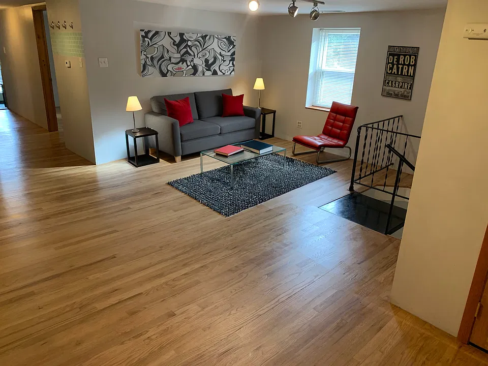 Living room (furniture not included)