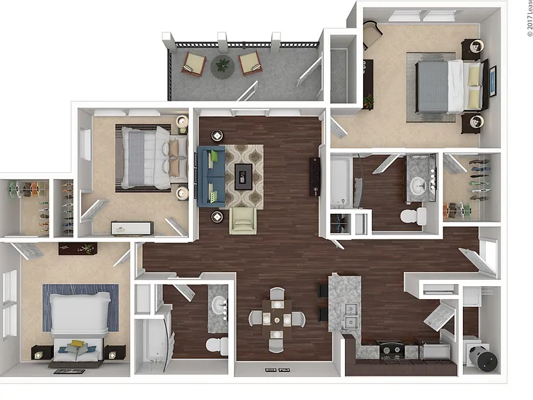 C1: Beds - 3: Baths - 2: SqFt Range - 1220 to 1220