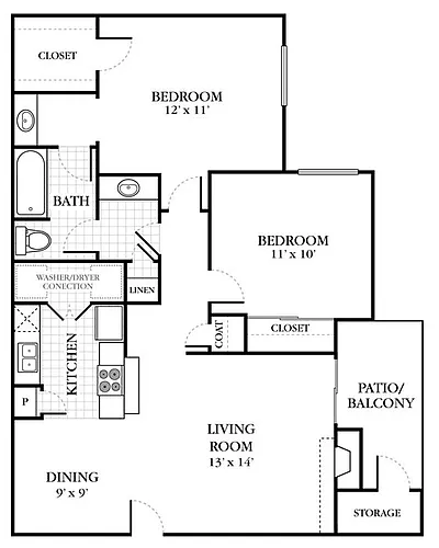Floor plan Buckingham