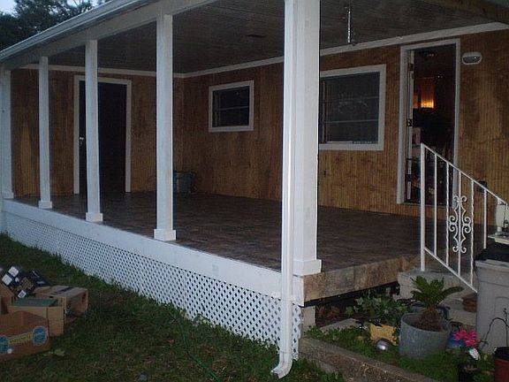 County Permitted new porch