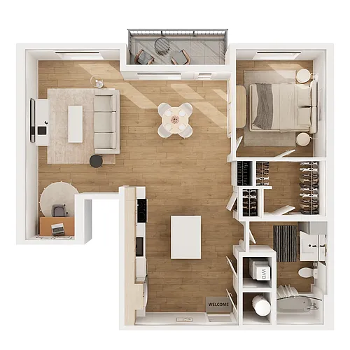 Floor plan A2F