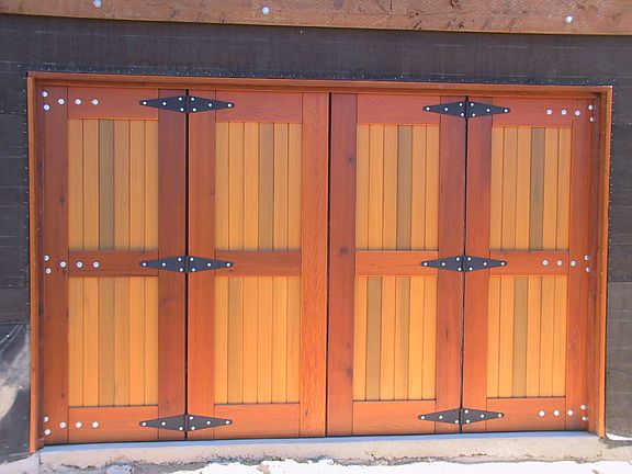 large bifold basement doors