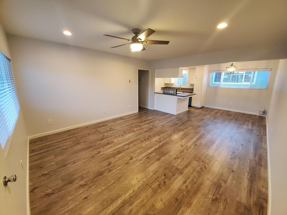 Living Room, Dining Room and Kitchen
