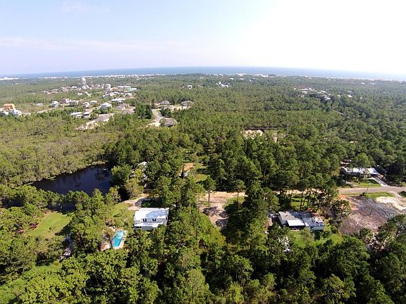 Aerial view of property