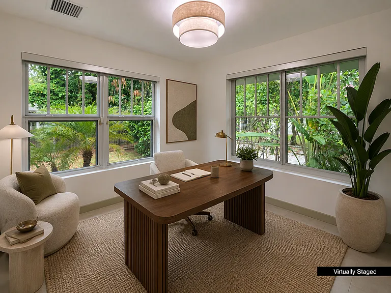 Home Office (Virtually Staged)