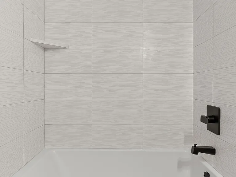 Hall Bathroom - soaking tub / shower