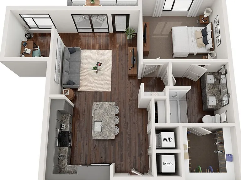 A15 floor plan Wellen