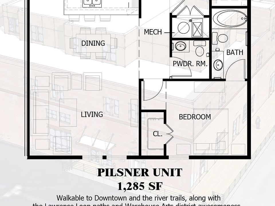 2BR, 2.5BA