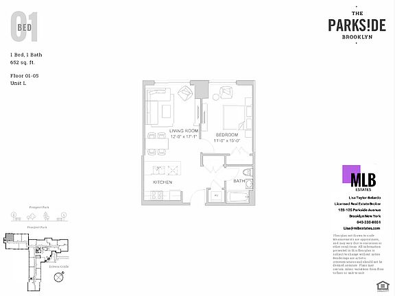 2nd image of 123 Parkside Ave APT 2L