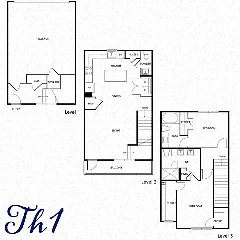 Floor plan Townhome I