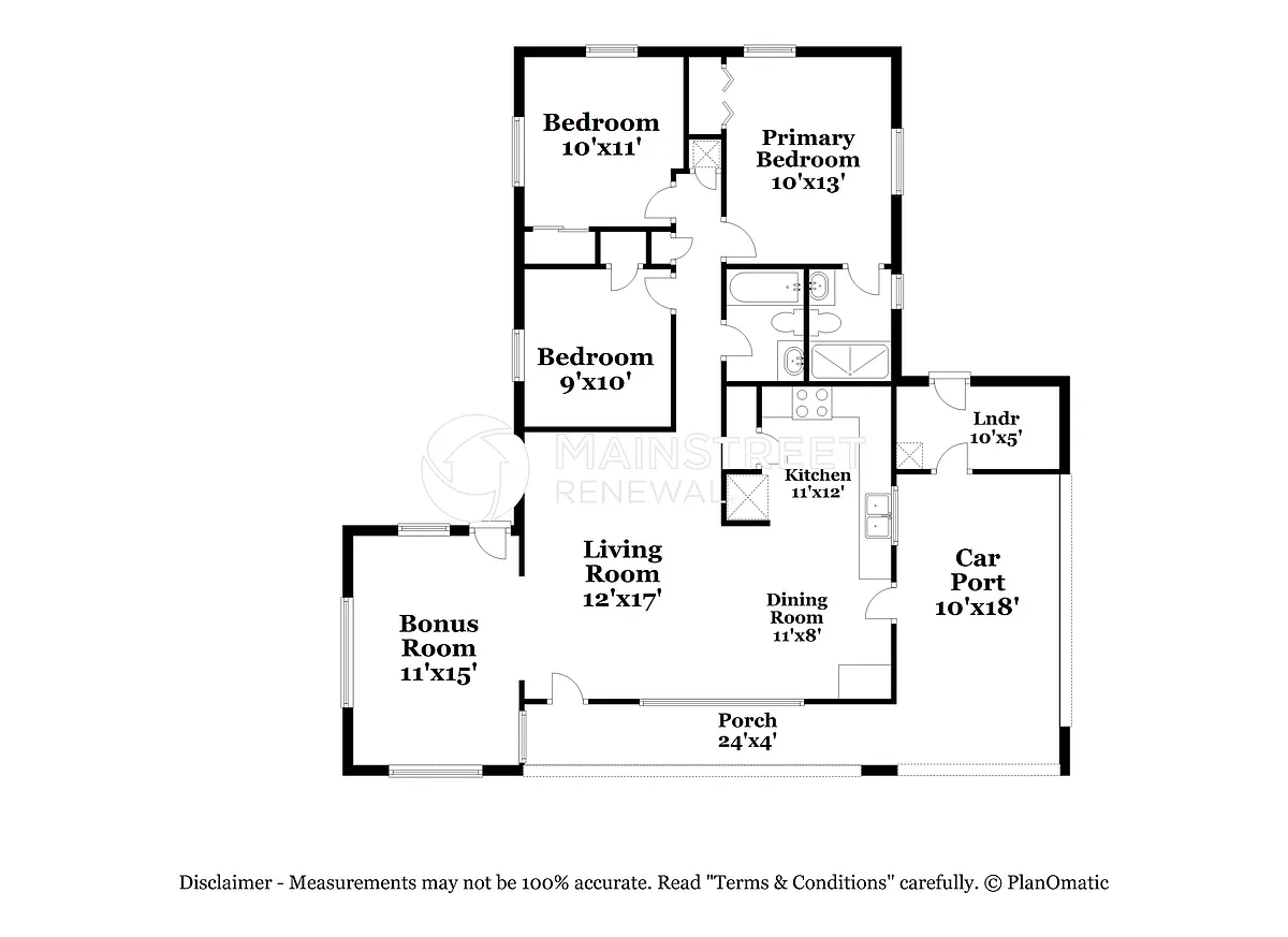 Floor Plan - 11734 Cape Horn Ave