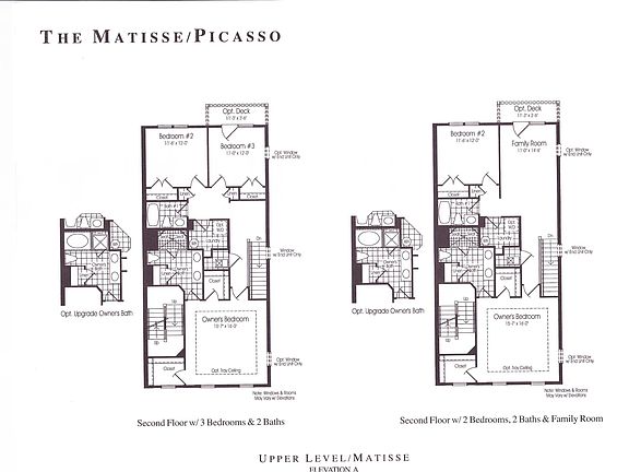 Two walking closets in Master Bedroom
