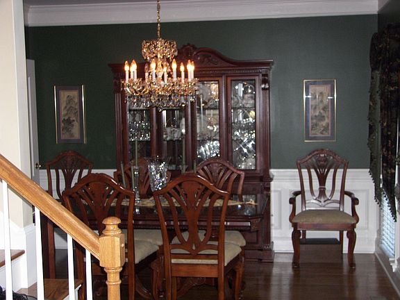 Formal Dining Room has tray ceiling