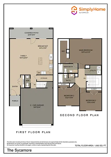 Floor plan 3931 Lexington Manor Court