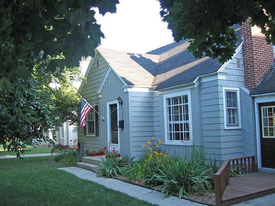 Front of home in summer