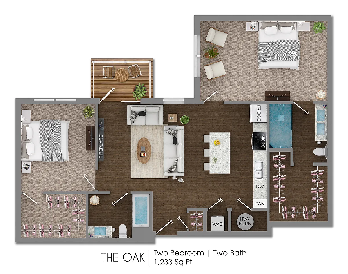 Floor plan Oak