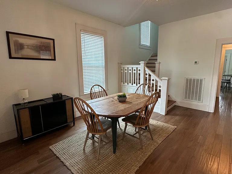 Entryway dining area
