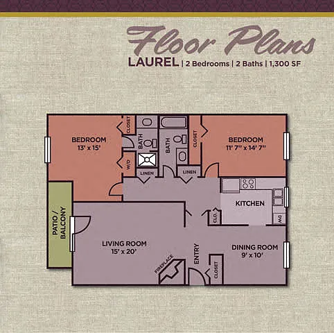 Floor plan Laurel (2.20 B)