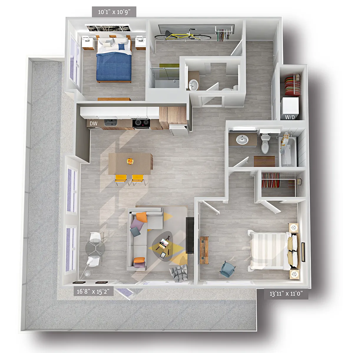 Floor plan B3V