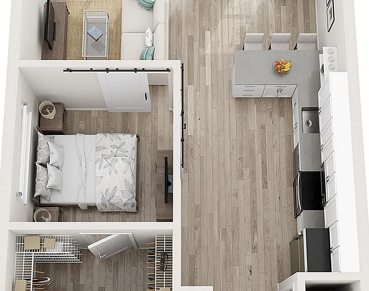 Plan A11 | 1BR/1BA