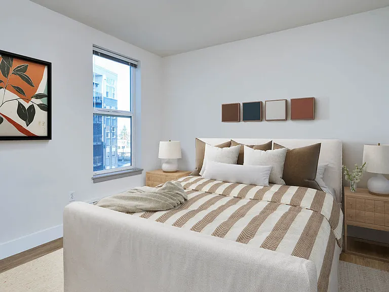 Bedroom with Hard Surface Flooring