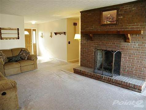 Enjoy the Warmth of this Gas Brick Fire Place!