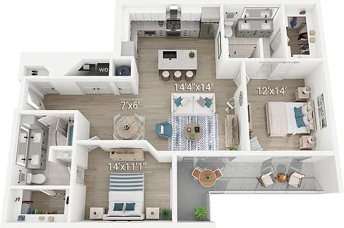 Floor plan B2