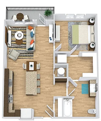 Floor plan Rose
