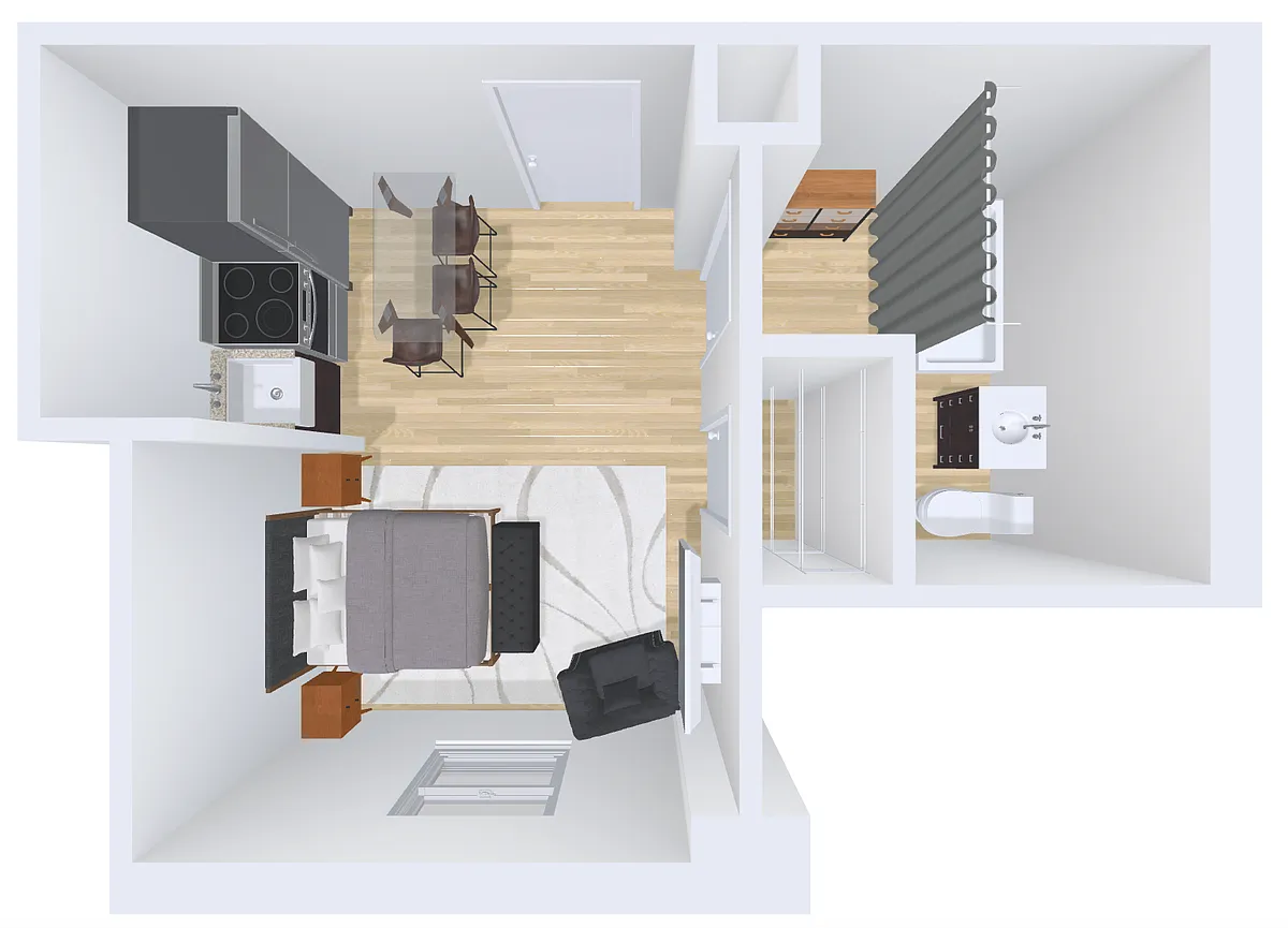 Floor plan studio 22