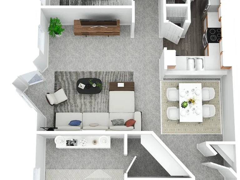 2 Bed, 2 Bath + Patio