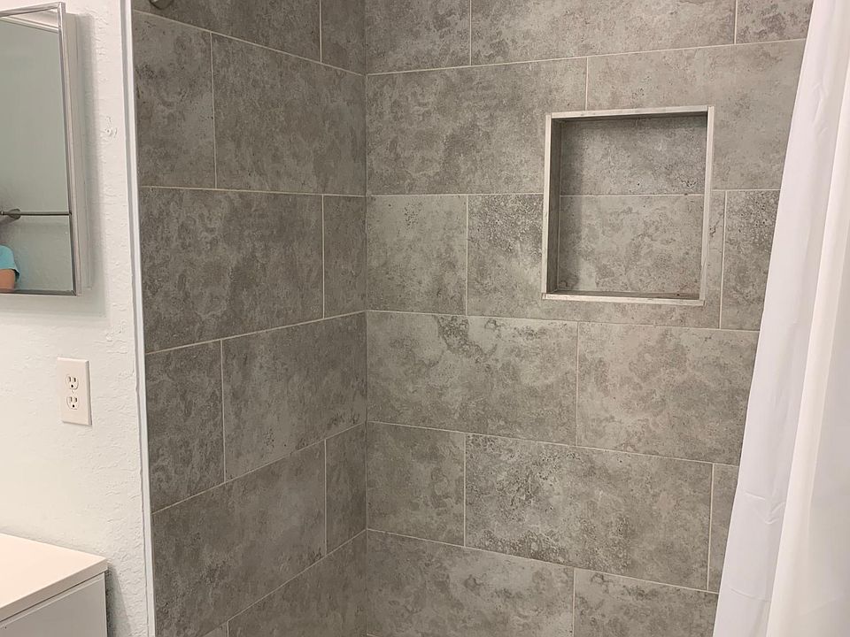 Master shower