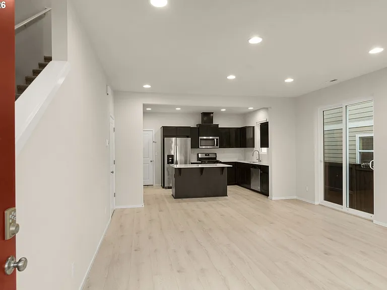 Spacious Living Room - with access to side yard