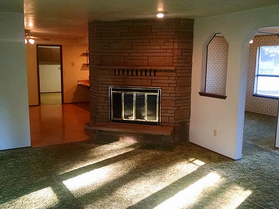 Fireplace in living room