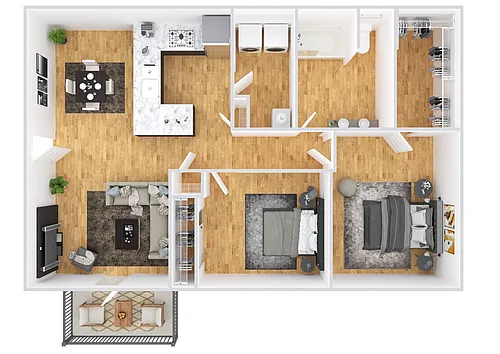 Floor plan Mitchell | Renovated