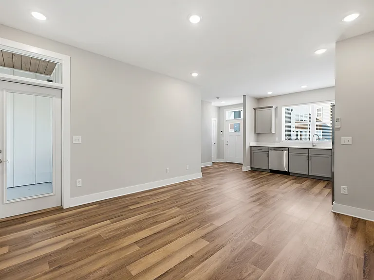 view of kitchen from livingroom