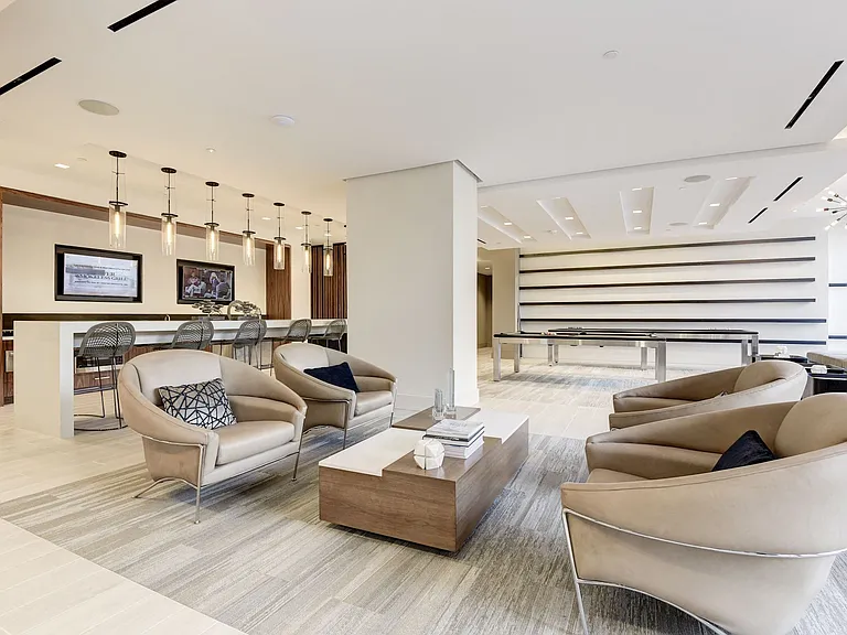 Business center with printing and pool tables