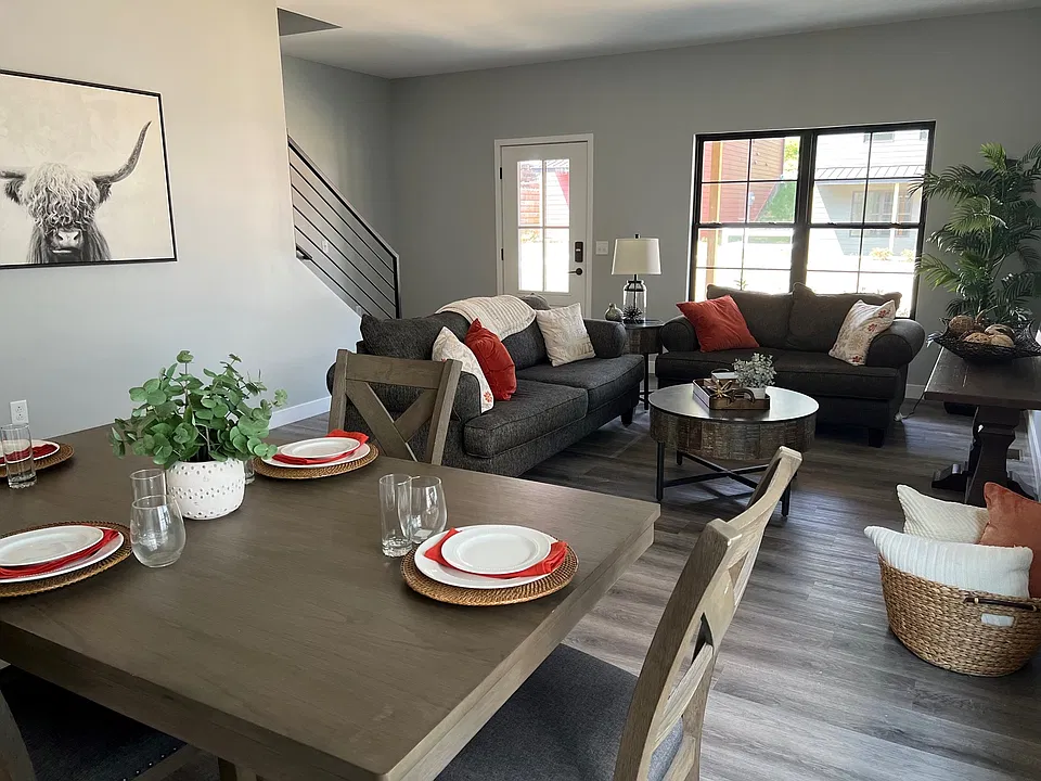 Staged unit with an identical floorplan.