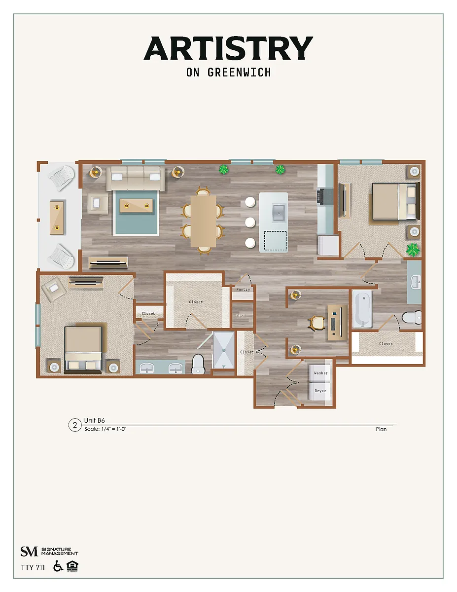 Floor plan B6