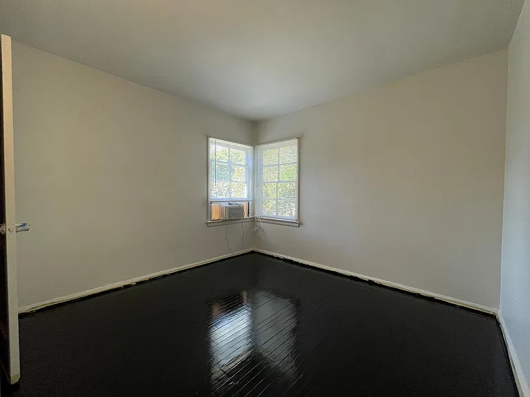 Bedroom floors have been updated and polished