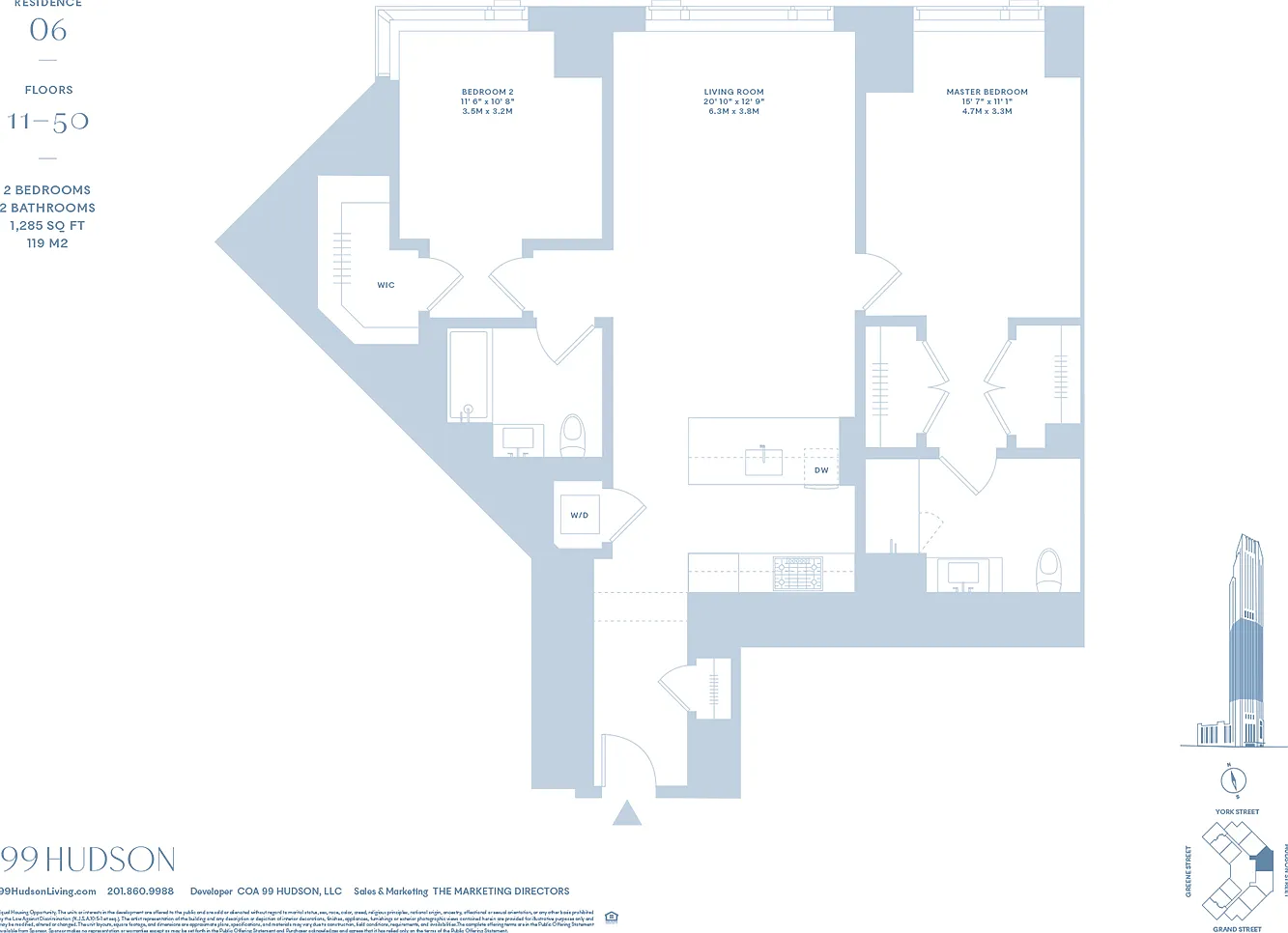 2 bed, 1285 sqft, $7,400 — Photo 1
