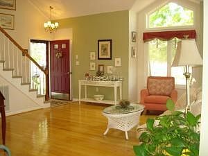 Living Room to Front Door wCovered Entry