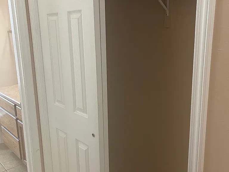 Master bedroom closets