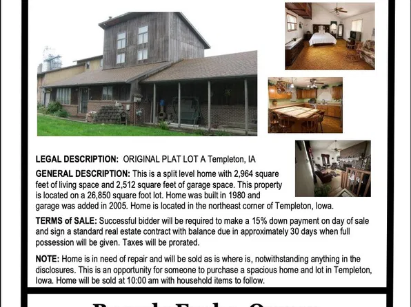 110 Railway St, Templeton, IA 51463