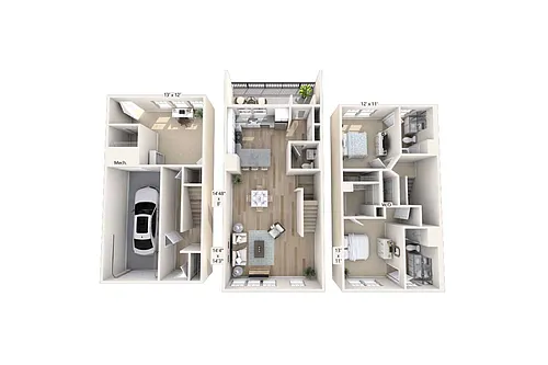 Floor plan B1T-1748-2604