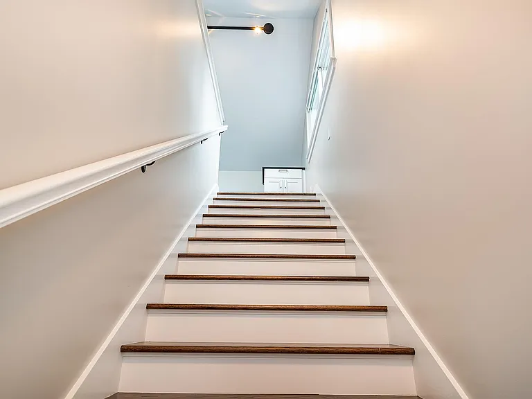 Stairs up to your apartment