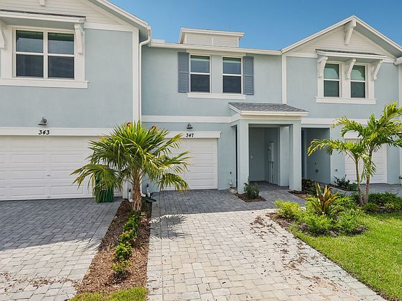 Exterior of the Pompano floorplan at 347 Salisbury Circle