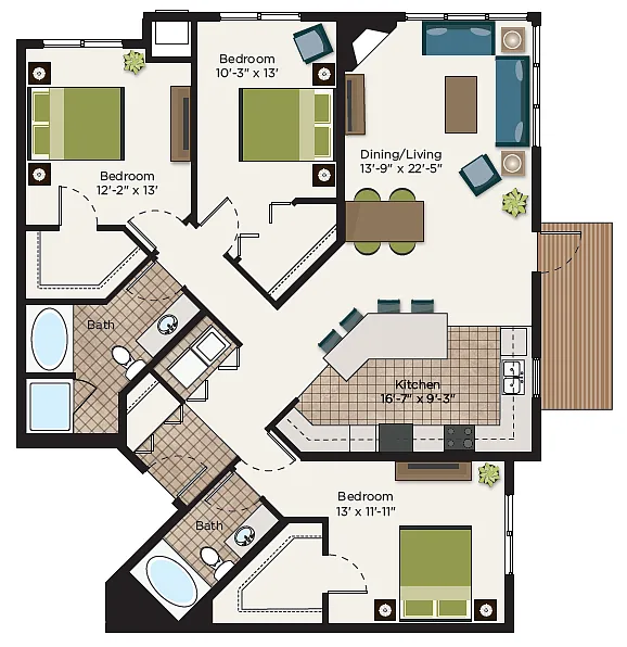 Floor plan The Laurel