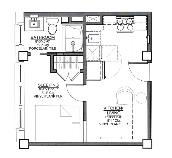 Floor plan 202- 302-402