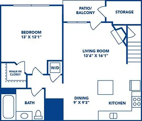 1 Bedroom | 1 Bath | 822 SF 1 Bedroom | 1 Bath | 822 SF
